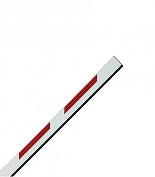 FAAC Стрела прямоугольная со светоотражающими наклейками, 50х100х6000 мм