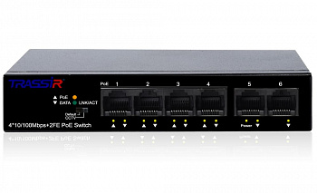 TRASSIR TR-NS1106-60-4POE коммутатор