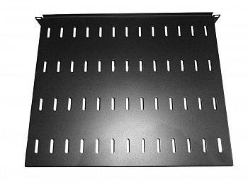 Netko Полка консольная 1U, глубина 370, без крепежа, черная