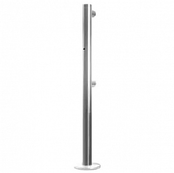 OXGARD Стойка ограждения односторонняя с отверстием под фиксатор прямая (ВЗР 1996.09.02)