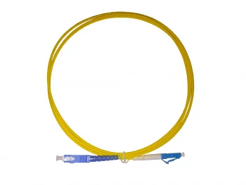 Netko Патч-корд оптический переходной LC-SC/UPC SM Simplex 3.0мм 9/125, 1.5м, LSZH