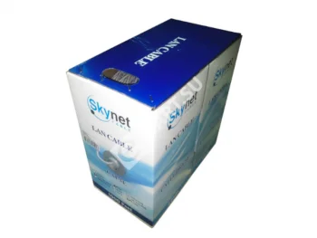 Skynet Кабель Standard UTP4 cat.5е, одножильный, 305м, Cu, Проходит Fluke тест, нг(А)-LSZH, серый