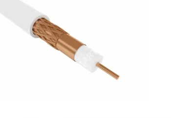 Eletec RG-59 B/U MIL17 экран 64%, белый, 100 м Кабель коаксиальный