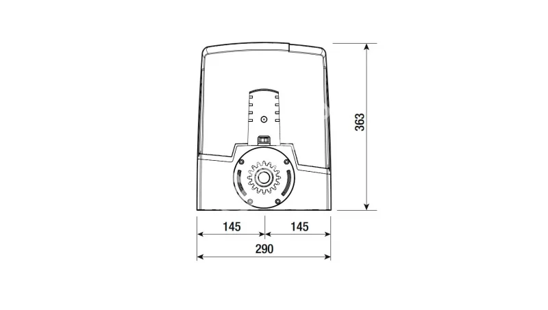 CAME BXV06AGS Привод для откатных ворот