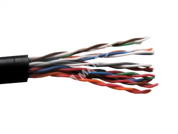 Netko Кабель LC UTP10 cat.3, 305м, 0,40мм, наружный, черный