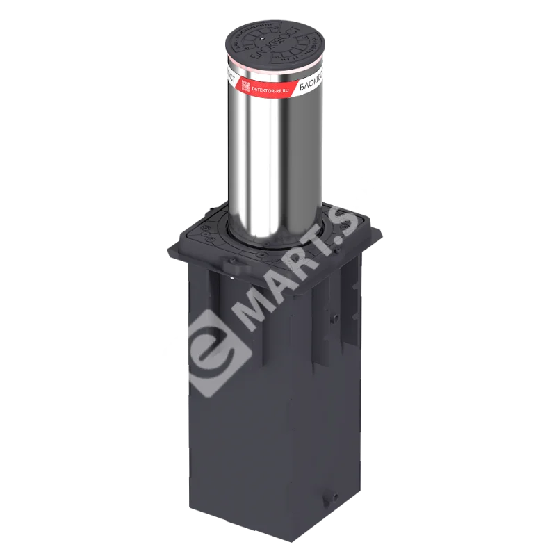 БЛОКПОСТ P600 из нержавеющей стали Полуавтоматический боллард