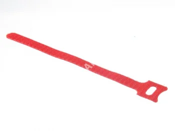 Netko Стяжка-липучка многоразовая 200*12 /10 шт (красная) Optima