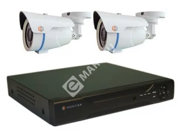 Hunter IP KIT-2/54 Комплект видеонаблюдения на 2 камеры 1Mp