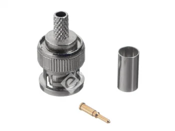 Netko Коннектор BNC для 3C-2V, цинк/медь, для обжимного инструмента Optima