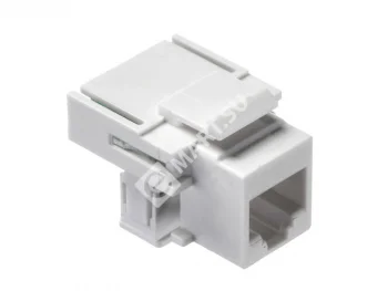 Netko Модуль Keystone неэкранированный, RJ11 (6p4c), 110/Krone тип, 90°, под инструмент, белый, 