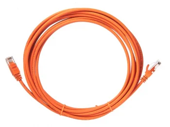 Netko Патч-корд UTP4 cat.5e, 5.0м, литой коннектор, оранжевый, LSZH, CKC
