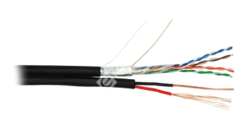 NETLAN EC-UF004-5E-PC150-PE-BK Кабель F/UTP 4 пары